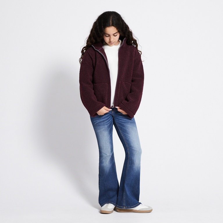 Pile jacket "Maxime star" Light Burgundy
